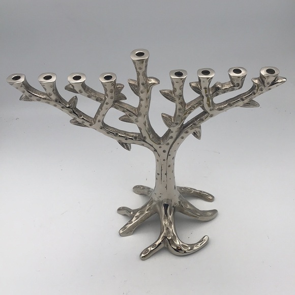 Sam Judaica Chanukah Menorah Candle Stand - Picture 3 of 6